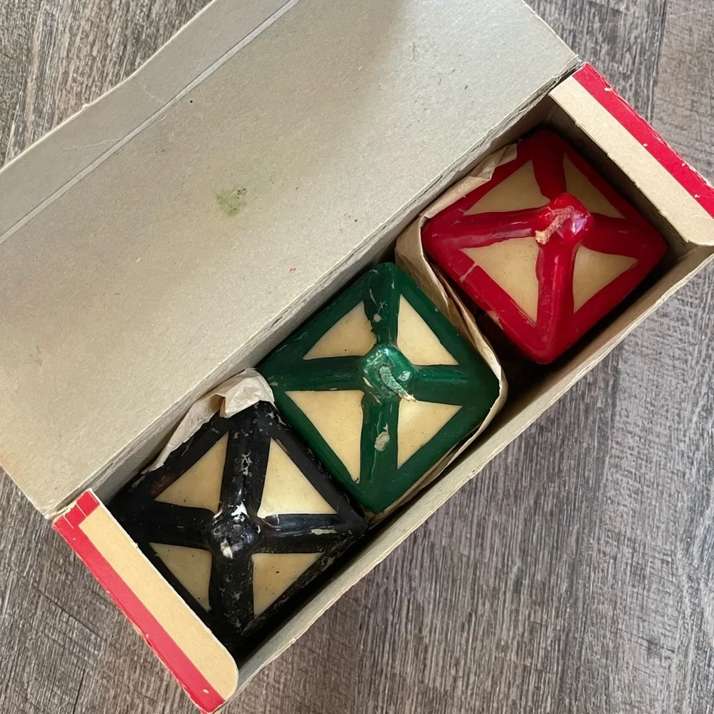 Vintage Penn Lantern candle set